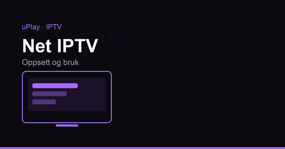 Net IPTV älytelevisiossa: MAC-osoite, M3U-lista ja tyhjän listan korjaus